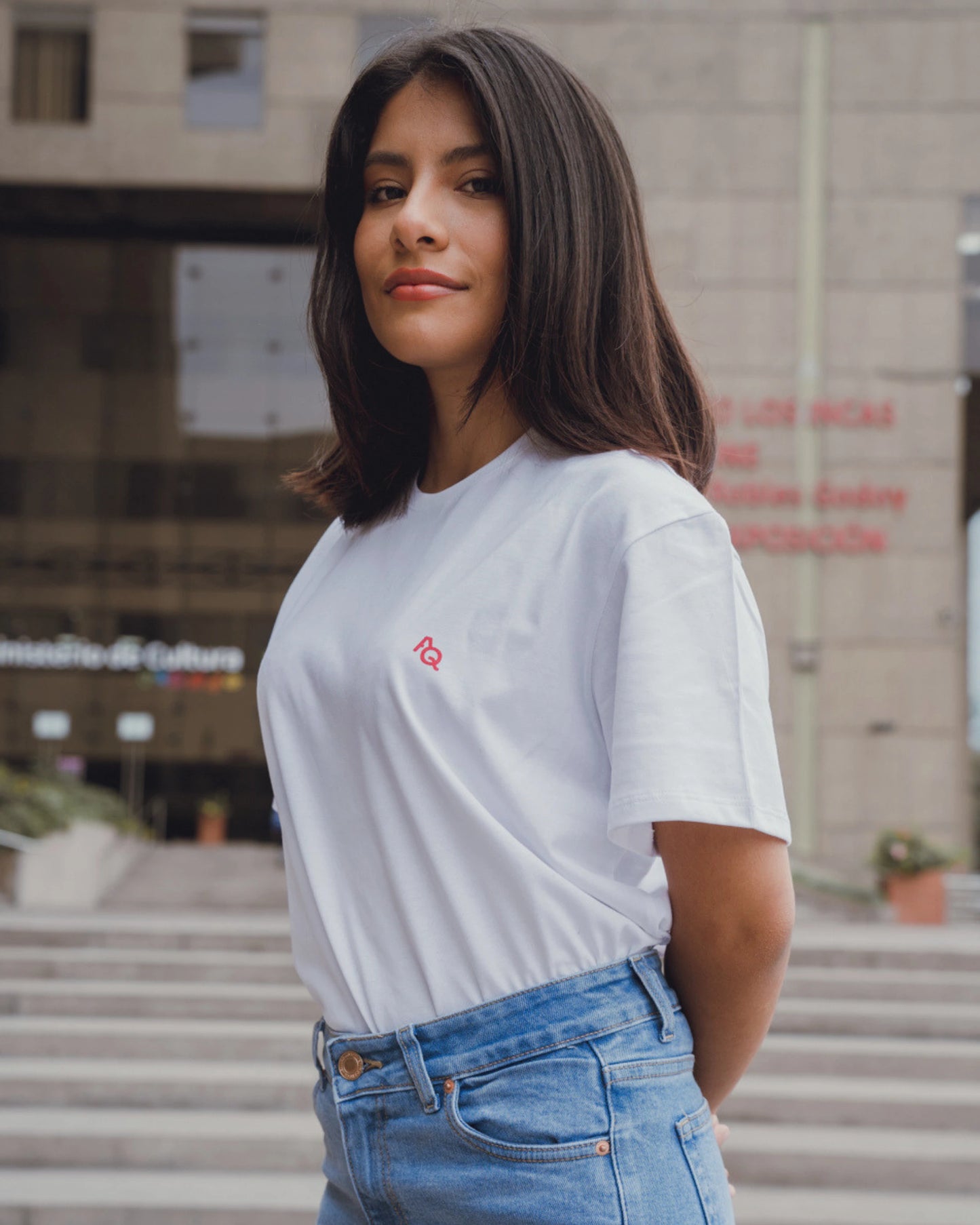 Semi-oversized polo shirt