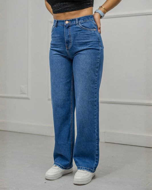 Wide leg jean - waist