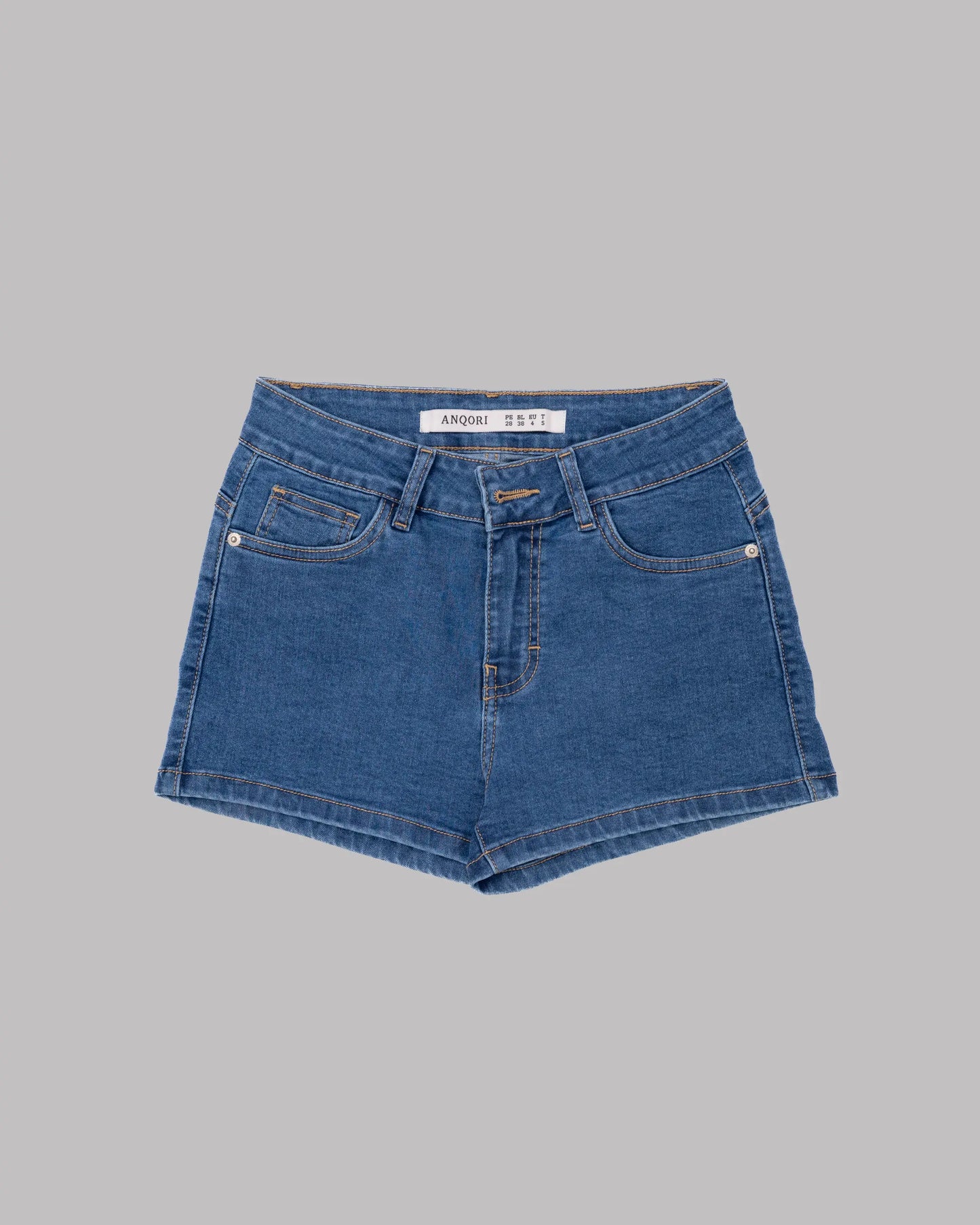 Denim shorts - mid-rise