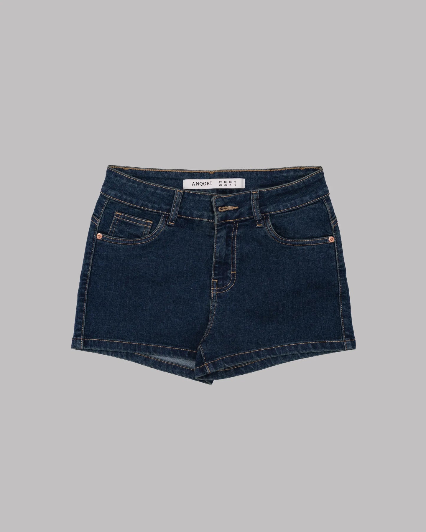 Denim shorts - mid-rise
