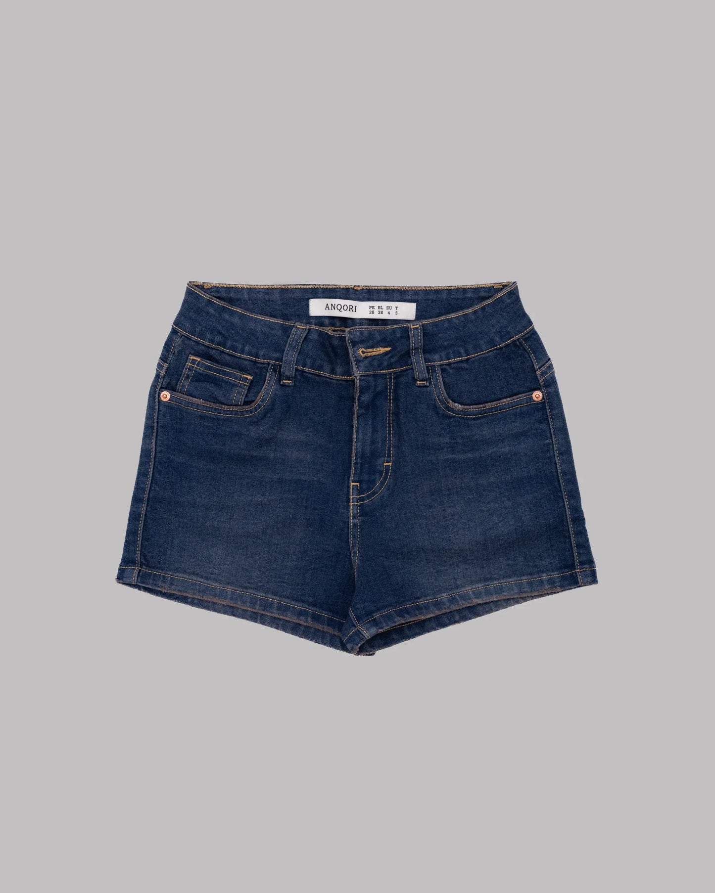 Denim shorts - mid-rise