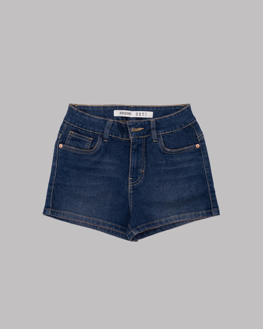 Denim shorts - mid-rise