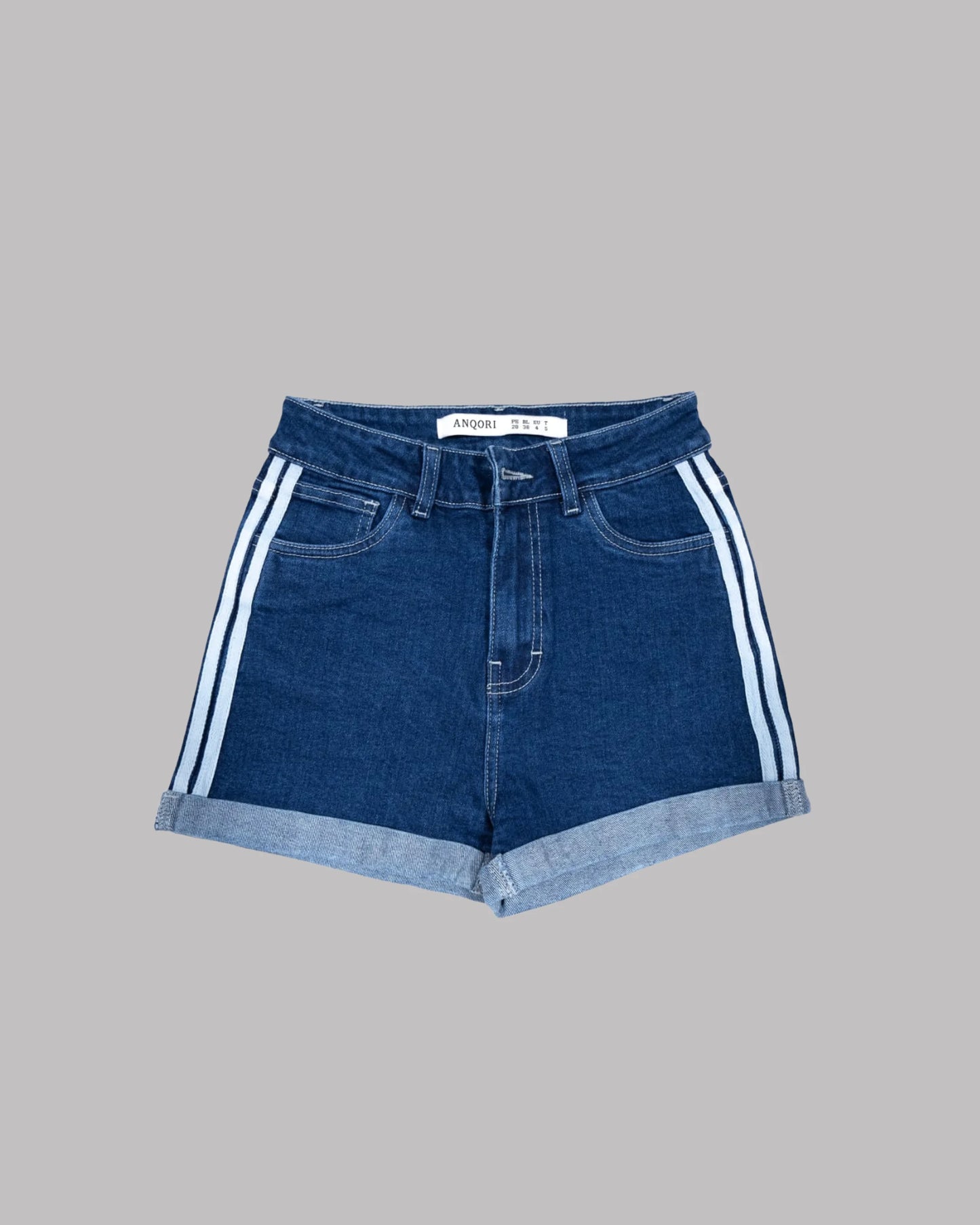Denim shorts - mid-rise