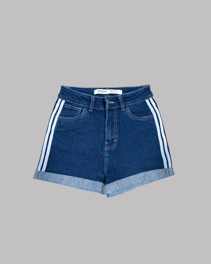 Denim shorts - mid-rise
