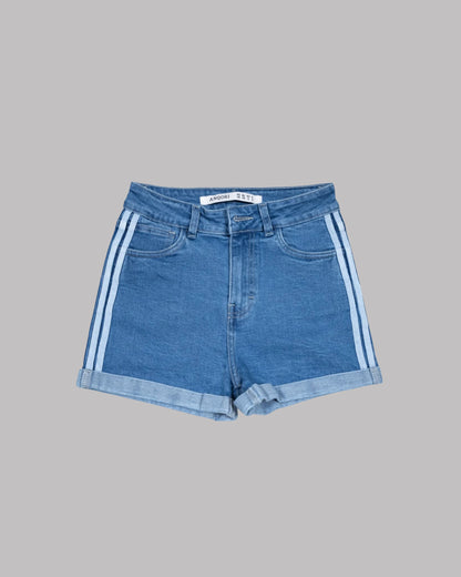 Denim shorts - mid-rise