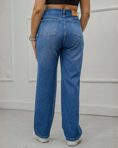 Jean Wide leg - cintura